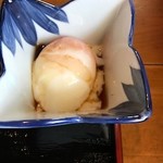小川うどん - 温泉卵付き