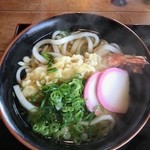 小川うどん - 天ぷらうどん500円