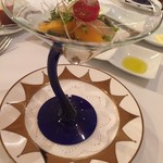 ビストロ ダイア - 宮崎マンゴーと伊勢海老のマリネ 日向夏のヴィネグレットソース