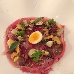 ビストロ ダイア - 仙台牛リブロースの炙りカルパッチョ レバノン風