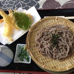 そば処 創庵 - エビ天ざる蕎麦