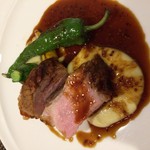 サラマンジェ ド ヨシノ - メインは豚肉でした＾＾ｖジューシー