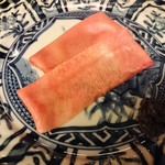 にくの匠 三芳 - 向付　神戸牛 タンの昆布〆