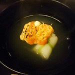 にくの匠 三芳 - 白芋茎とコノコのお椀