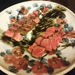 にくの匠 三芳 - 和牛ステーキ　神戸牛ロース＆神戸牛ヒレ