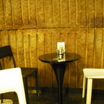 ストーン  - スモークガラスのテーブル