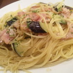 茄子とベーコンのアーリオオーリオ