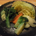 Bar MICHIya - 焼き野菜盛り合わせ