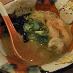Bar MICHIya - 魚のアラでとっただしの塩ラーメン
