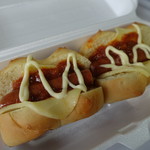 ホテルニューオータニ 大阪 - ラクレットチーズのホットドッグ