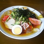 ふじや - 氷入りスープ、たっぷり