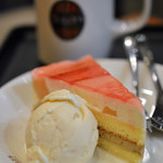 タリーズコーヒー - 料理写真:紅茶と桃のシブースト♡