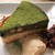 ムスビカフェ - 抹茶のケーキ