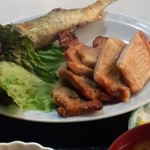 焼肉と鮎