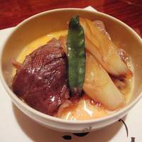 すき焼割烹 日山 - こんな感じでいただきます