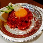 焼肉 鶯谷園 - 焼ユッケ