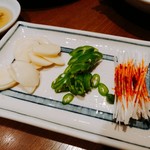 焼肉 鶯谷園 - 豚塩カルビセット