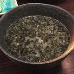 函館 開陽亭 - 味噌汁（岩のり）