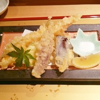 すし 堺 - 天ぷら盛合せ。