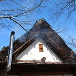 そばっ喰ひ - 萱葺きです