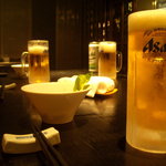 串兆ダイニング - まずは乾杯♪