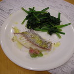 山猫軒 - 【再訪・鯛尽くし】鯛のソテー＆甘くて美味しいほうれん草