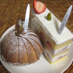 スィーツ ハグ - ショートケーキとモンブラン