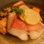 海鮮個室居酒屋 魚之介 - 丸ごと金目鯛の酒蒸し・海鮮しゃぶ鍋プラン10品（4000円コース）