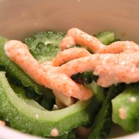メゾン・ド・ユーロン - 豆豉麻婆豆腐 1300円 のゴーヤときのこの明太子マヨネーズ