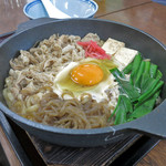 長生うどん - すき焼きうどん