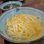 長生うどん - かきまぜうどん大盛