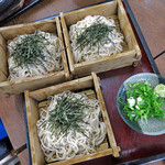 長生うどん - ざるそば大盛