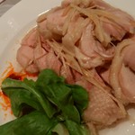 台湾料理　五味香 - 蒸し鶏の冷菜