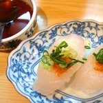 丸十寿司南店 - ふぐのにぎり　あっさりポン酢で♪