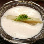 銀座 小十 - アワビ素麺