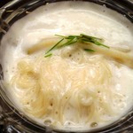 銀座 小十 - アワビ素麺