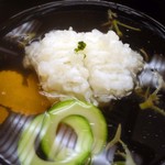 銀座 小十 - 鱧とジュンサイのお椀