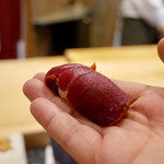 初音鮨 - 本鮪 腹カミ一番 境港 124kg 赤身 ヅケ