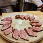 初音鮨 - 本鮪 境港 トロのヅケの炙り