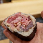 初音鮨 - 本鮪 境港 ３部位の太巻き