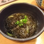 うめ小町 - お通しの「岩もずく」