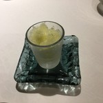 リストランテ サクラ - 2017.4 パイナップルとライムのグラニテ