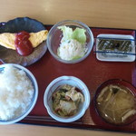 盛岡月が丘食堂 - 朝食セット（３５０円）