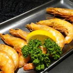 薩摩黒鮪 いっぽん - タカエビ塩焼き