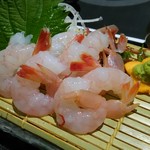 薩摩黒鮪 いっぽん - タカエビ刺