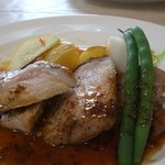 ビストロ ル・シュマン - 豚のソテーマスタード風味