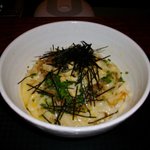 ソバー サクマ - 釜玉うどん