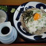 山しげ - 山芋とオクラの冷やしそば@850