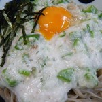 山しげ - 山芋とオクラの冷やしそばZOOM