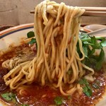 ラーメン暁 - 限定の「クレソバ」(900円)